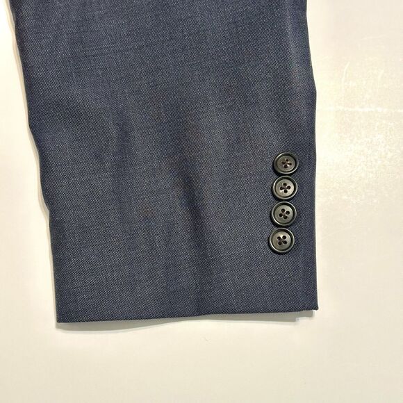 Brooks Brothers 1818 Madison Dark Navy Blazer Vitale Barberis Wool 43R Classic - Picture 15 of 15